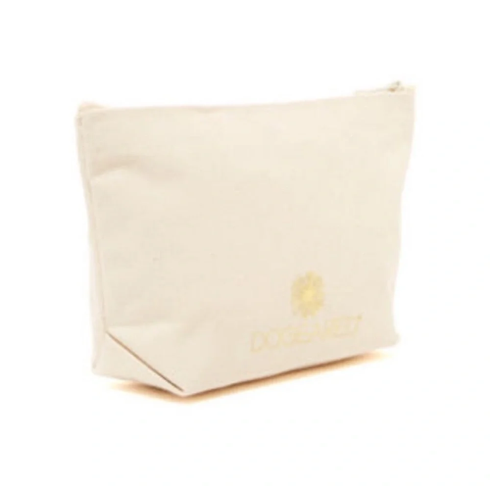 Dogeared lil zip canvas Pouch Naughty Nice NWT